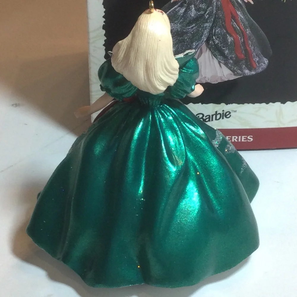 Vintage Holiday Barbie Keepsake Ornaments Lot of 2